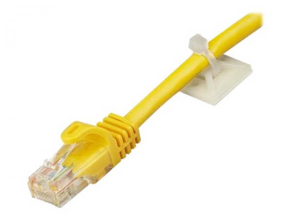 StarTech.com 100 Cable Tie Mounts - Adhesive Tape