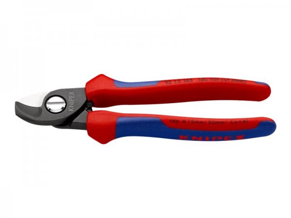 KNIPEX 95 12 165 - Tagliacavi manuale - Blu - Rosso - Acciaio - Nero - Blu - Rosso - Acciaio inox -
