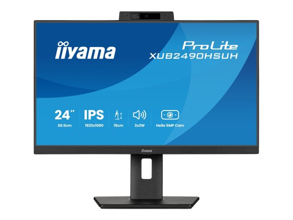 Iiyama ProLite XUB2490HSUH-B2 - LED-Monitor - 24" - Schermo piatto (tft/lcd) - 60,5 cm