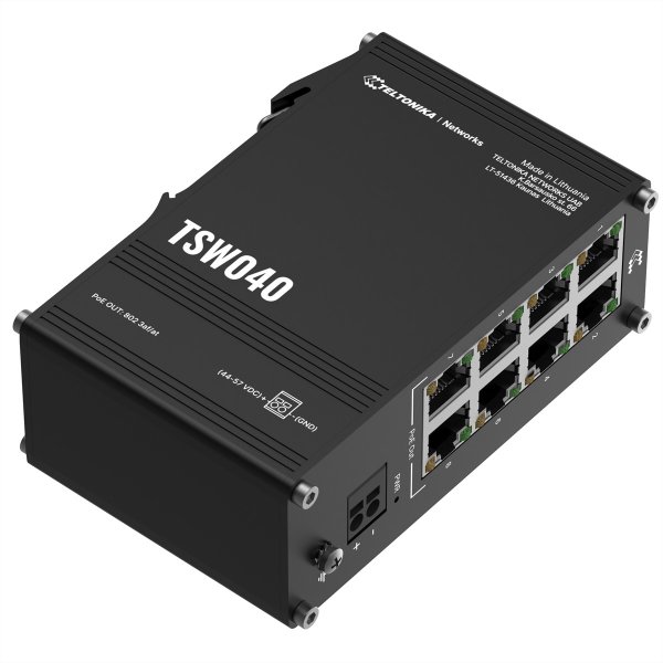 Teltonika TSW040 PoE+ Switch - Interruttore - 0,1 Gbps