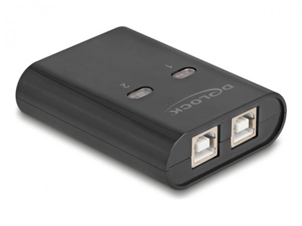 Delock USB 2.0 Switch für 2 PC an 1 Gerät - Digitale/dati - USB 2.0