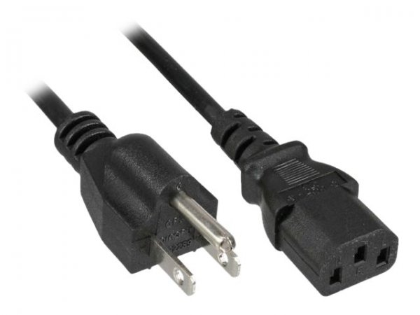 InLine Cavo alimentazione Internazionale - spina USA presa IEC-320-C13 - 3m