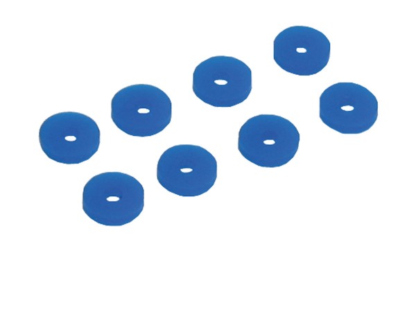 InLine Distanziale disaccoppiatore antivibrazione in silicone CD/DVD. Conf.8pz