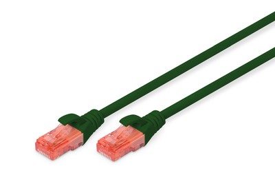 DIGITUS Cavo patch U/UTP CAT - LSZH - 5 m - Cat6 - U/UTP (UTP) - RJ-45 - RJ-45 - Verde