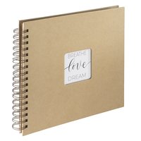 Hama Craft - Marrone - 80 fogli - 10 x 15 - Rilegatura a spirale - Carta - Marrone