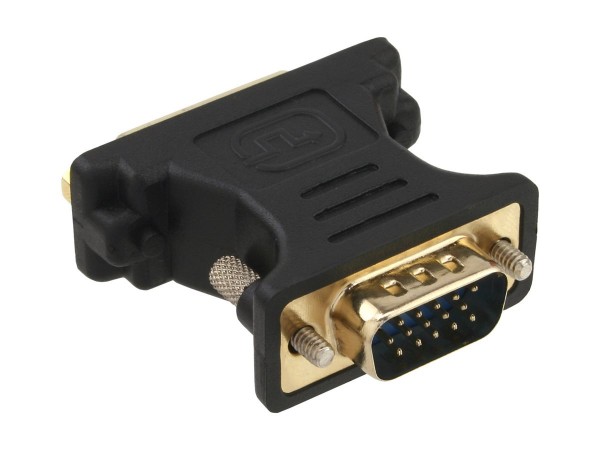 InLine Adattatore DVI-A 24+5 femmina a VGA 15pin HD maschio - analogico - dorato