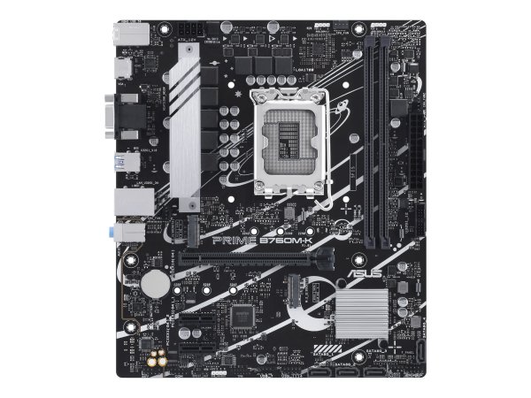 ASUS PRIME B760M-K - Intel - LGA 1700 - Intel® Celeron® - Intel® Pentium® Gold - Intel® Core™ i3 - I