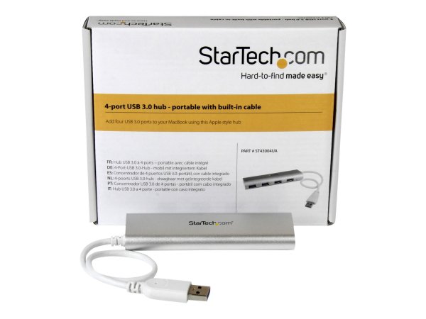 StarTech.com Hub USB a 4 porte - Da USB A a 4 porte USB-A - USB 5Gbps - design robusto - alimentazio