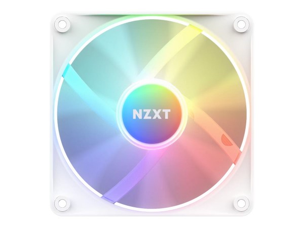NZXT F120 RGB Core - Ventilatore - 12 cm - 500 Giri/min - 1800 Giri/min - 33,88 dB - Bianco