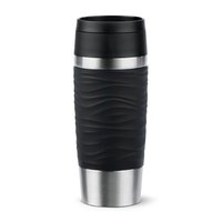 EMSA TRAVEL MUG Waves Thermobecher schwarz/edelstahl 0.36 Liter