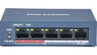 Hikvision DS-3E0105P-E/M B Fast Ethernet Unmanaged POE Switch - Interruttore - 1 Gbps