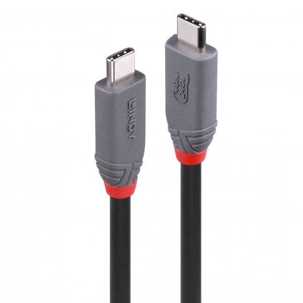 Lindy USB4 240W Typ C Kabel 40Gbit/s Anthra Line - Cavo - Digitale/dati