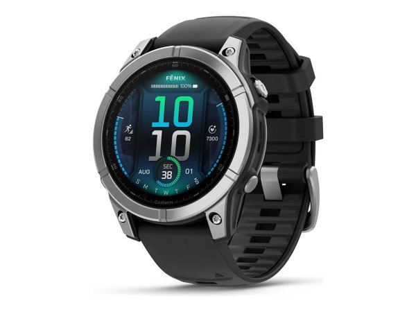 Garmin fenix E schwarz/silber