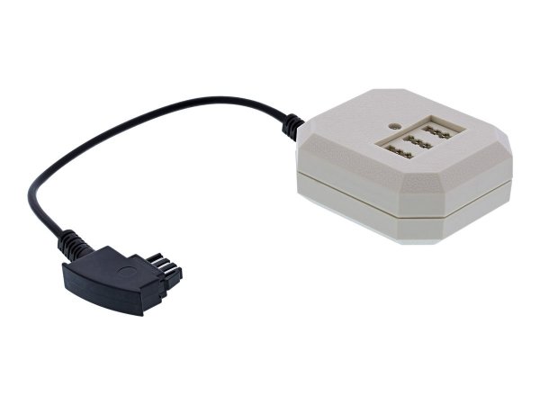 InLine Telefonadapter - TAE-F (M) bis RJ-11, TAE-NFN (W)