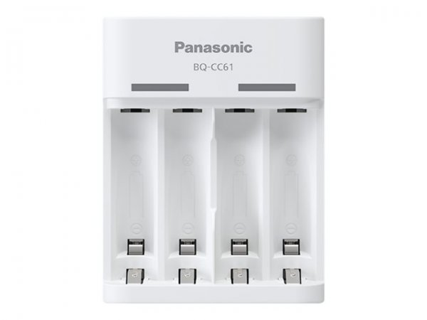 Panasonic Eneloop Basic Charger USB BQ-CC61 inkl. 4xAA 2200mAh - Caricabatteria - Idruro di nichel m