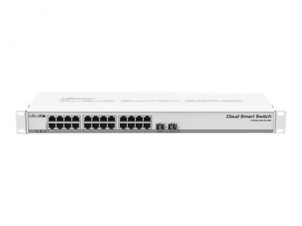 MikroTik CSS326-24G-2S+RM - Gestito - Gigabit Ethernet (10/100/1000) - Supporto Power over Ethernet