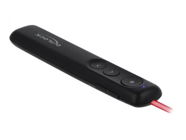 Delock Presentatore Laser USB nero - USB - 30 m - Nero