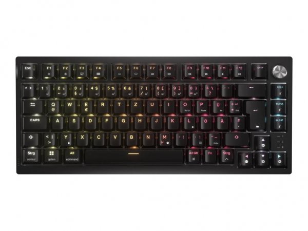 Corsair K65 Plus Wireless - Tastatur - 75% - compact - backlit - kabellos - USB 2.4 GHz - Tastiera -