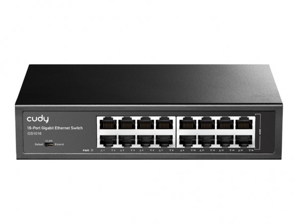 CUDY GS1016 - Gigabit Ethernet (10/100/1000) - Montaggio rack