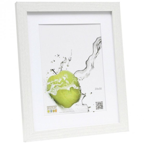 Deknudt S66KF1 P1 20x30 Holz weiß mit Passepartout