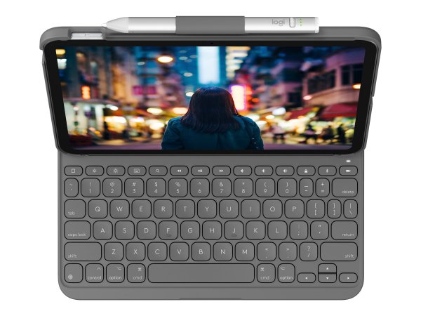 Logitech Slim Folio - QWERTY - Italiano - 1,8 cm - 1 mm - Apple - iPad (10th gen) Model: A2696 - A27