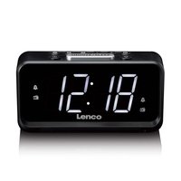 Lenco Uhrenradio Display Nachtlicht CR-28BK sw