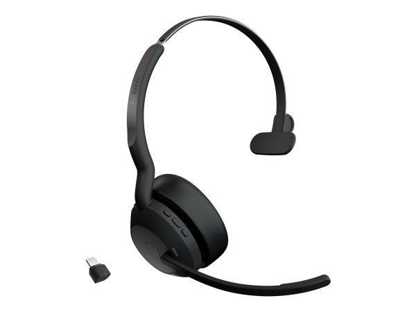 Jabra Evolve2 55 - Wireless - Ufficio - 20 - 20000 Hz - 76 g - Auricolare - Nero