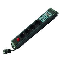 REV Ritter REV 00146491 - 2,4 m - 4 presa(e) AC - Nero - 230 V - 16 A - 3500 W