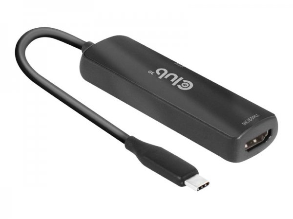 Club 3D CAC-1588 - 0,17 m - USB tipo-C - HDMI - Maschio - Femmina - Dritto