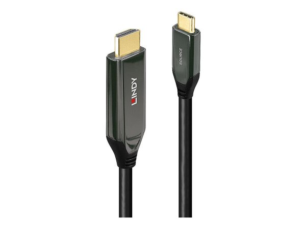 Lindy 43369 - 3 m - USB tipo-C - HDMI tipo A (Standard) - Maschio - Maschio - Dritto