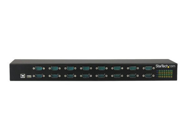 StarTech.com Hub Seriale RS232 a 16 porte - Adattatore USB a DB9 RS232 16x montabile a rack - USB 2.