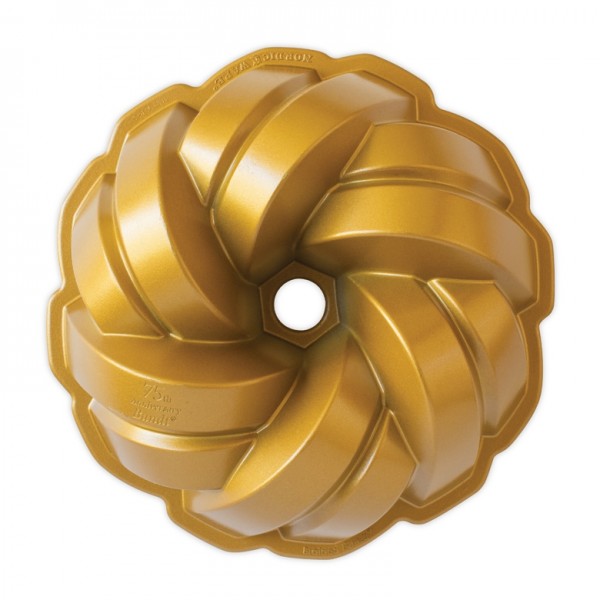 Nordic Ware NW 95577 Kuchenform geflochtenes Seil gold