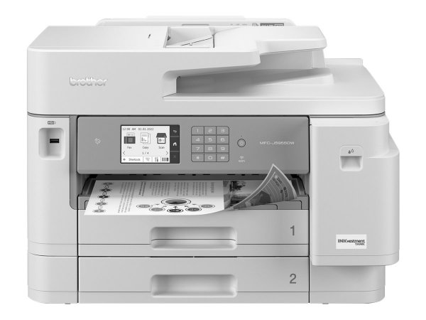 Brother MFC-J5955DW - Ad inchiostro - Stampa a colori - 1200 x 4800 DPI - A3 - Stampa diretta - Bian