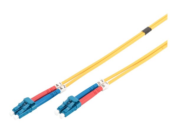 DIGITUS Cavo patch LWL monomodale - LC/LC - 10 m - I-VH - OS2 - LC - LC