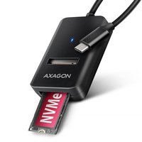 AXAGON ADM2-CM M.2 adapter USB-C 3.2 Gen2 - NVMe SATA SSD