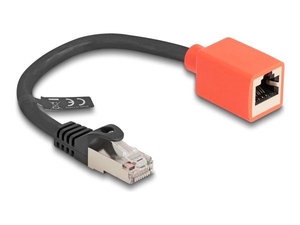 Delock RJ45 Geräteschutz Adapter Cat.6a S/FTP - Adattatore - Rete