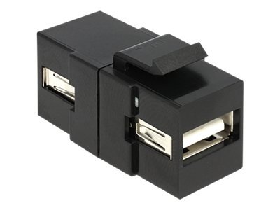 Delock 86367 - Nero - USB 2.0 A - USB 2.0 A - 34,4 mm - 16,8 mm - 22,3 mm