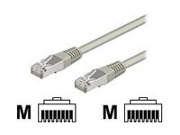 Goobay CAT 5e Patchkabel SF/UTP Grau - Cavo - Rete
