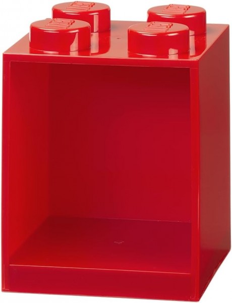 LEGO Regal Brick 4 Shelf 41141730 rot