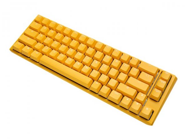 Ducky One 3 SF Yellow - 65% - Cablato - USB - Interruttore a chiave meccanica - LED RGB - Giallo