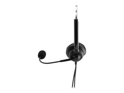 MEDIARANGE MROS304 - Cuffia - Padiglione auricolare - Ufficio/Call center - Nero - Argento - Stereof