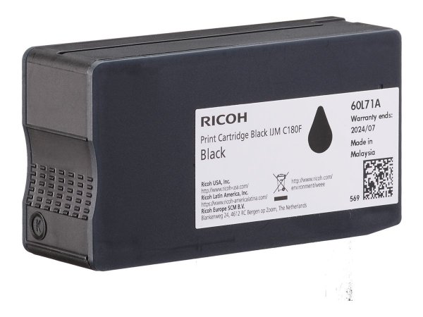 Ricoh IJM C180F Schwarz Druckerpatrone 408517 - Originale - Unità toner