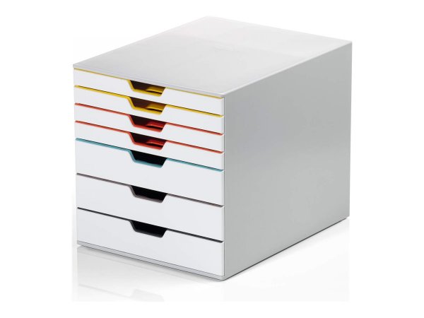 Durable VARICOLOR MIX 7 - 7 cassetto/cassetti - Grigio - Plastica - A4 - Monocromatico - 24,2 cm