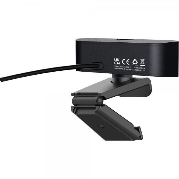 TERRA Webcam Slide 2 mit Schieber C1919 Full-HD Auto Focus Stereo Mic