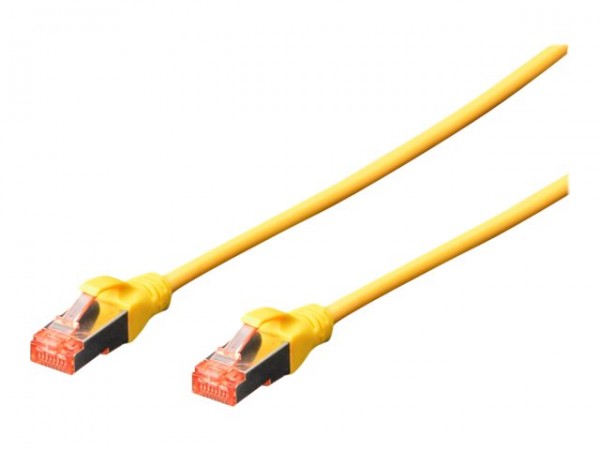 DIGITUS Cavo patch CAT 6 S/FTP - 3 m - Cat6 - S/FTP (S-STP) - RJ-45 - RJ-45 - Giallo