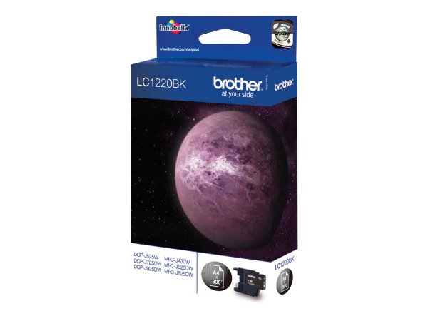 Brother LC1220BK - Nero - 1 pz - 300 pagine - Confezione singola
