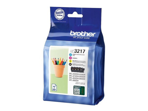 Brother LC3217VAL - Nero - Ciano - Magenta - Giallo - 4 pz - 550 pagine - 550 pagine - Confezione mu
