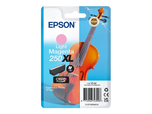 Epson 250Xl - - XL - hellmagentafarben - Originale - Cartuccia di inchiostro