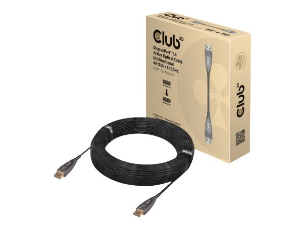 Club 3D CAC-1079 - 20 m - DisplayPort - DisplayPort - Maschio - Maschio - 7680 x 4320 Pixel