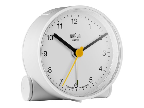 Braun BNC 001 - Sveglia al quarzo - Bianco - Analogico - 68 mm - 68 mm - 35 mm